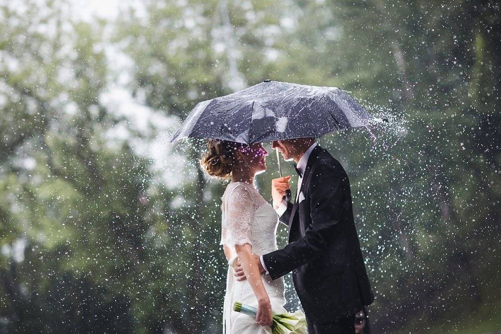 Что значит дождь в день свадьбы: примета