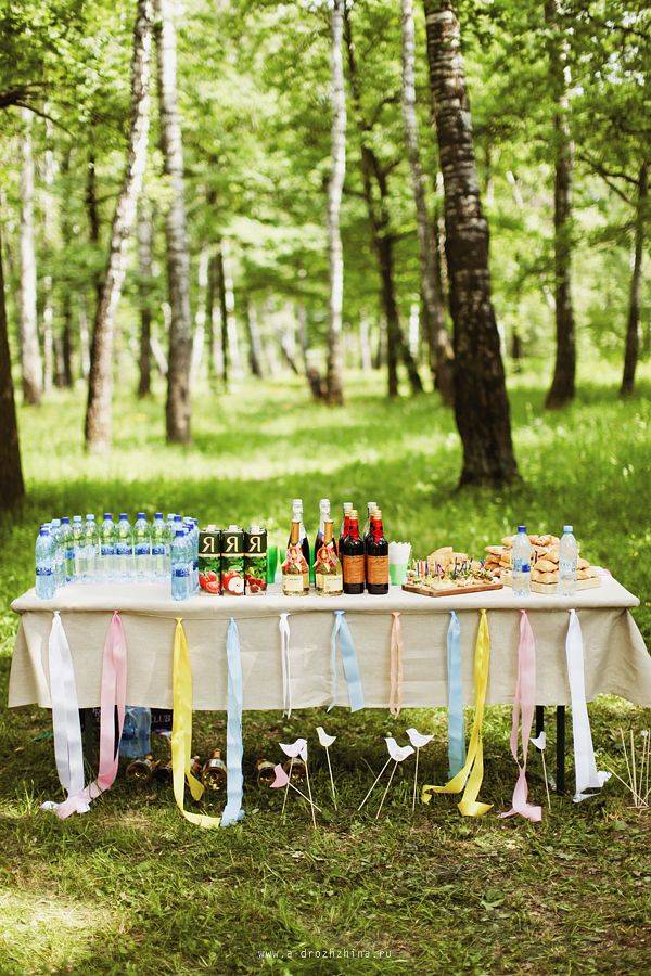 Организация свадьбы на природе, 11 идей для праздника