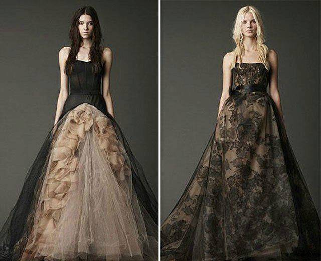 Свадьба в черном цвете, можно ли выходить замуж в черном платье