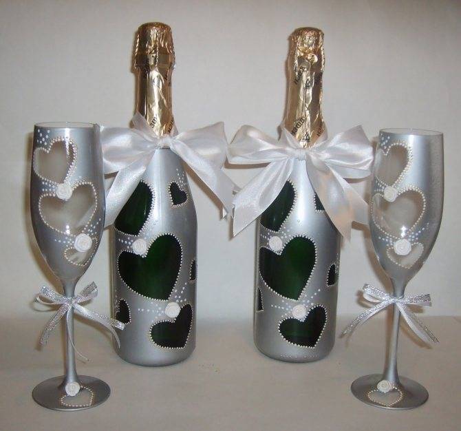 Декупаж шампанского: на новый год, свадьбу, день рождения, картинки скачать бесплатно