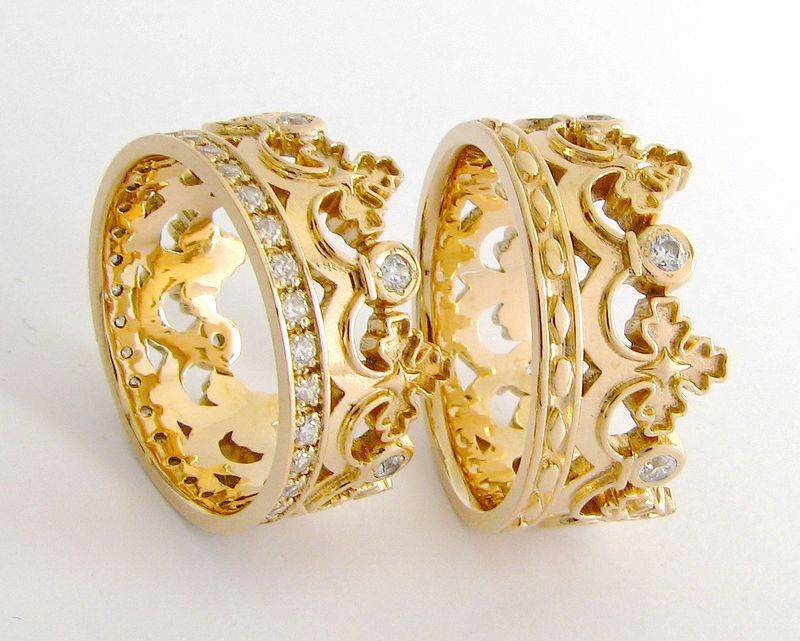 Необычные обручальные кольца: красивые свадебные кольца оригинального дизайна из серебра и золота