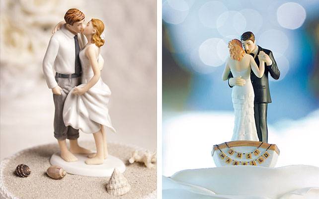 Фигурки на свадебный торт - какую выбрать и как сделать своими руками, фото и видео