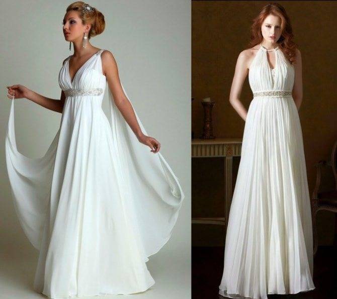 Свадебные платья в греческом стиле 2021 года