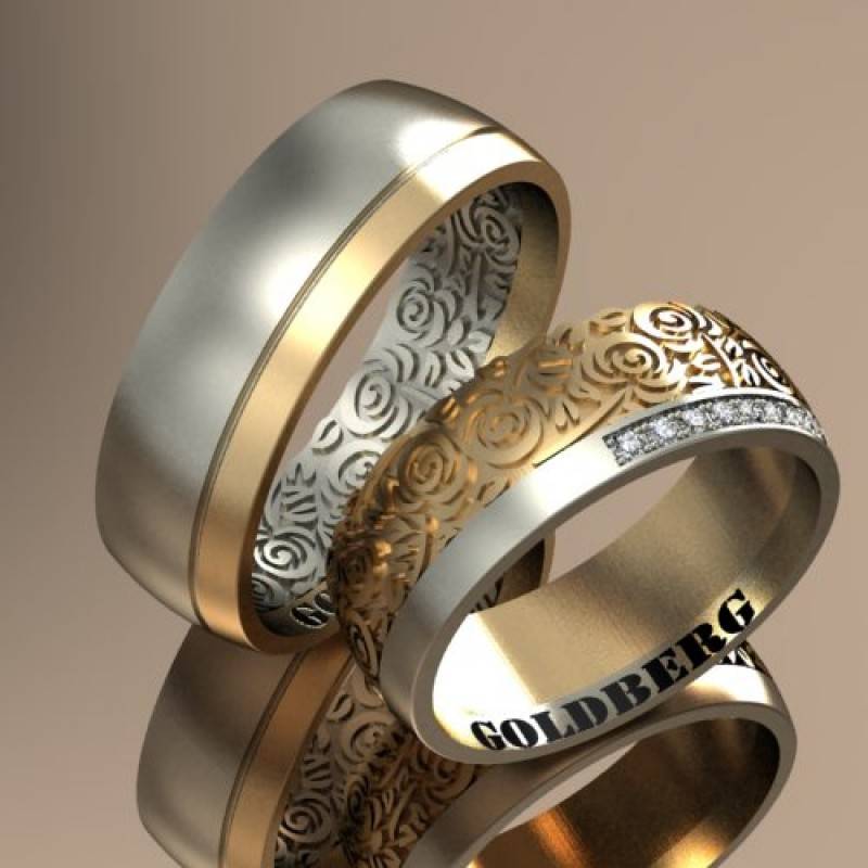 Какие бывают славянские обручальные кольца из золота?