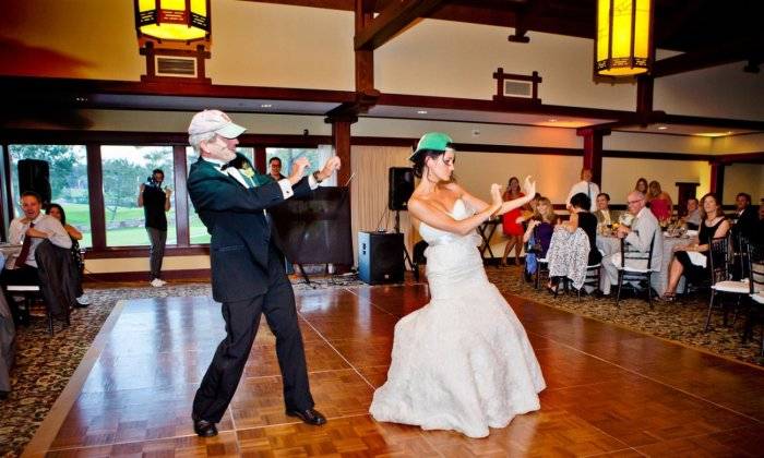 Танец отца и дочери на свадьбе | 
мир свадьбы
