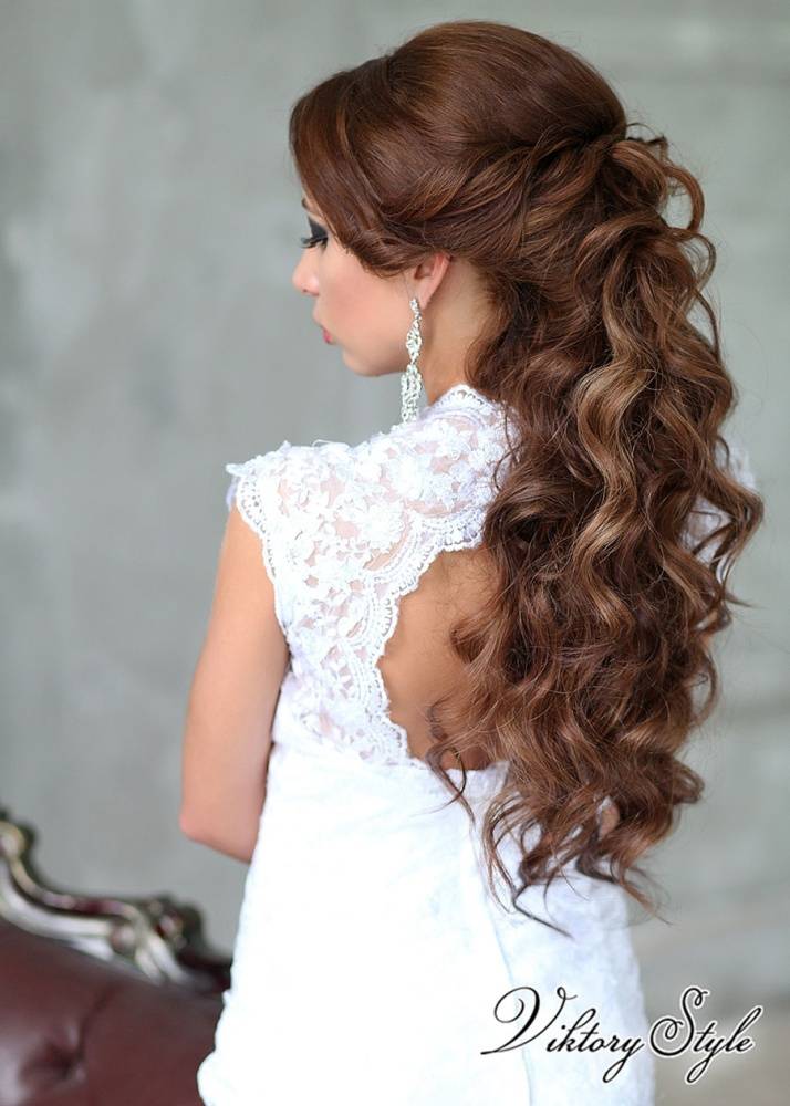 Свадебные прически на длинные волосы 2021: стильные идеи и разные виды укладок для невест