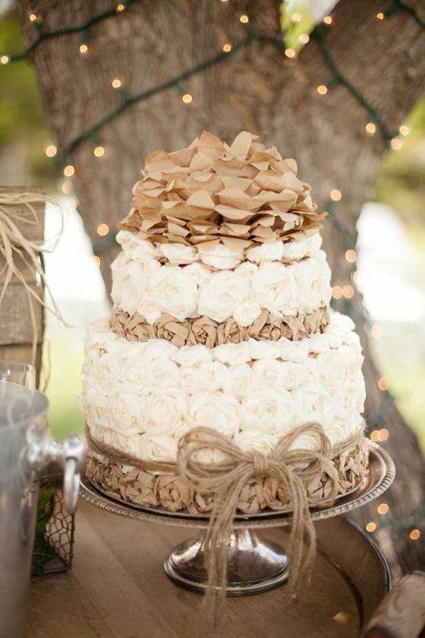Свадебный торт в стиле рустик: правила и советы по выбору торта