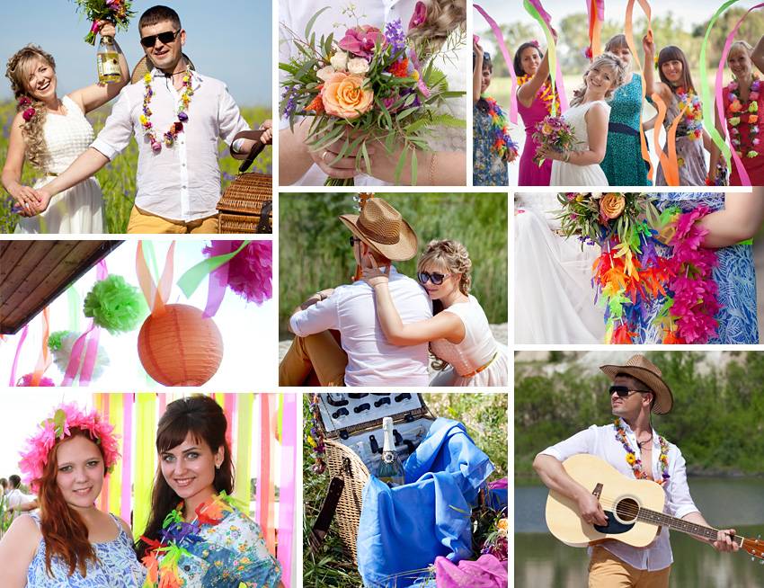Свадьба в гавайском стиле: фото и идеи оформления