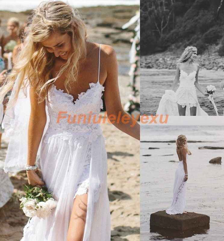 Выбор пляжного свадебного платья