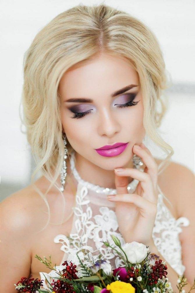 Макияж на свадьбу для карих глаз: 17 фото макияжа невесты для брюнеток и блондинок