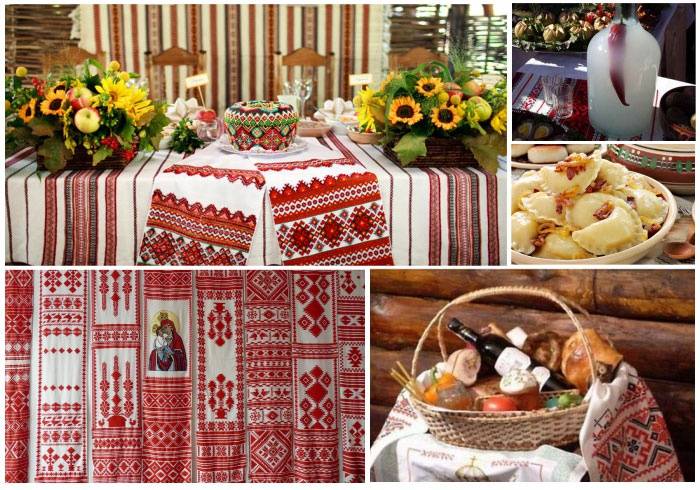 Свадьба в народном стиле - украинские традиции, декор, аксессуары