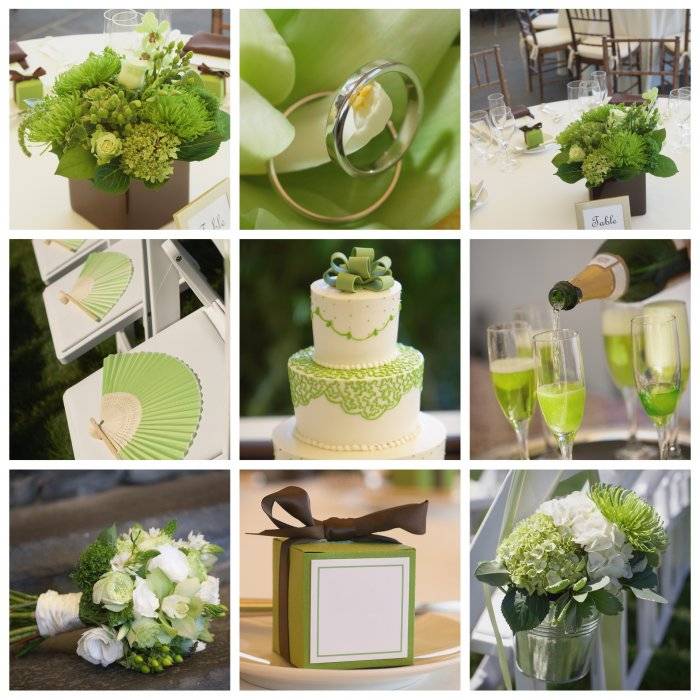 Свадьба в зеленых цветах: значение цвета, идеи для свадебной стилистики, образы невесты и жениха с фото, оформление торжества, пригласительных, кортежа