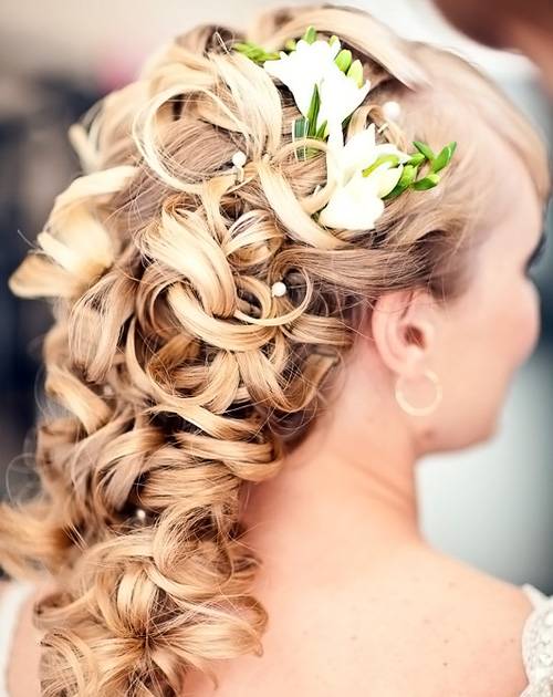 Свадебные прически на средние волосы (100 фото) - идеи и тренды