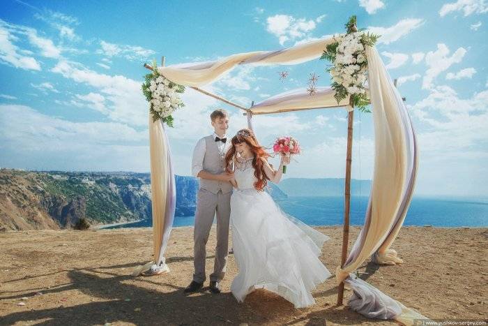 Свадебная церемония в крыму, выбор места проведения, стоимость, фото и видео