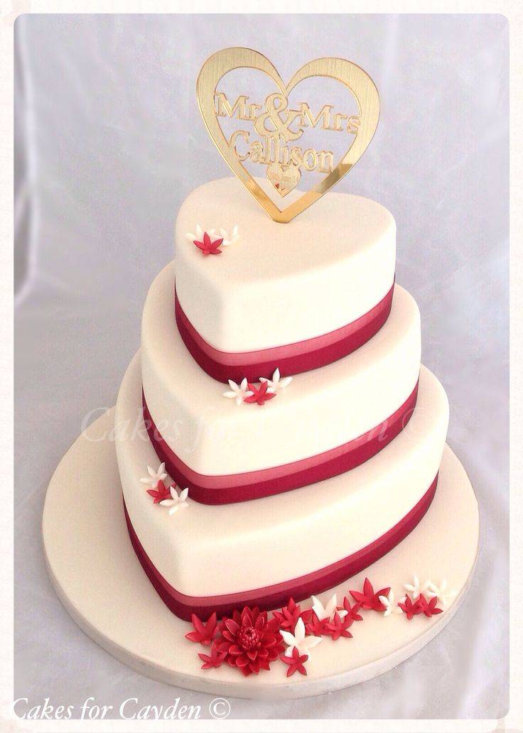 Оригинальный свадебный торт в виде сердца: варианты декора и рецепт торта «два сердца»