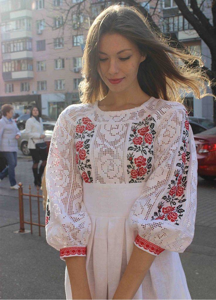Свадебные платья с вышивкой в украинском стиле