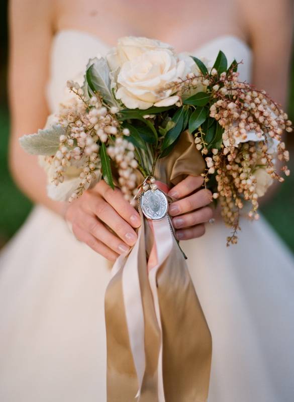 ᐉ свадебный букет невесты: бежевый, коричневый - svadebniy-mir.su
