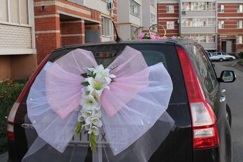 Как украсить машину на свадьбу, нарядить своими руками, фото и видео