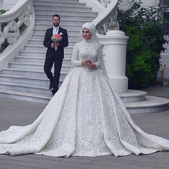 Мусульманские свадебные платья: фото самых эффектных нарядов