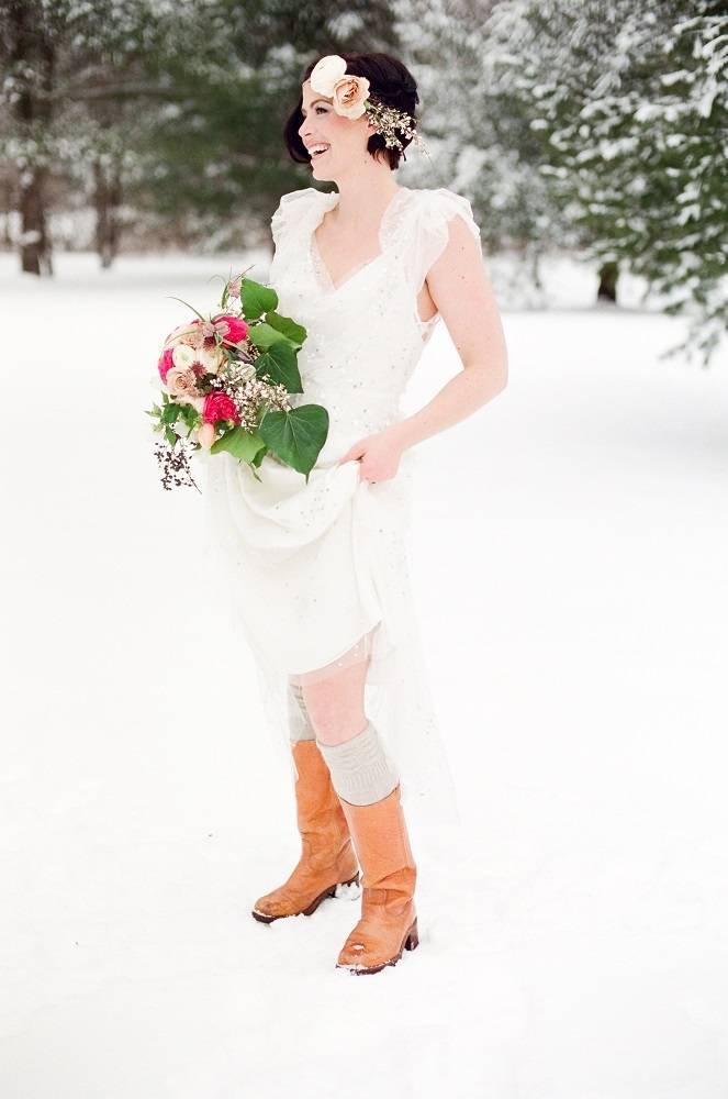 Зимний образ невесты. советы и идеи для зимних невест (фото)
