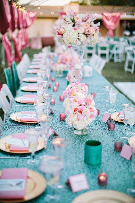 Мятно-розовый цвет свадьбы: утонченный винтаж : свадьба скоро