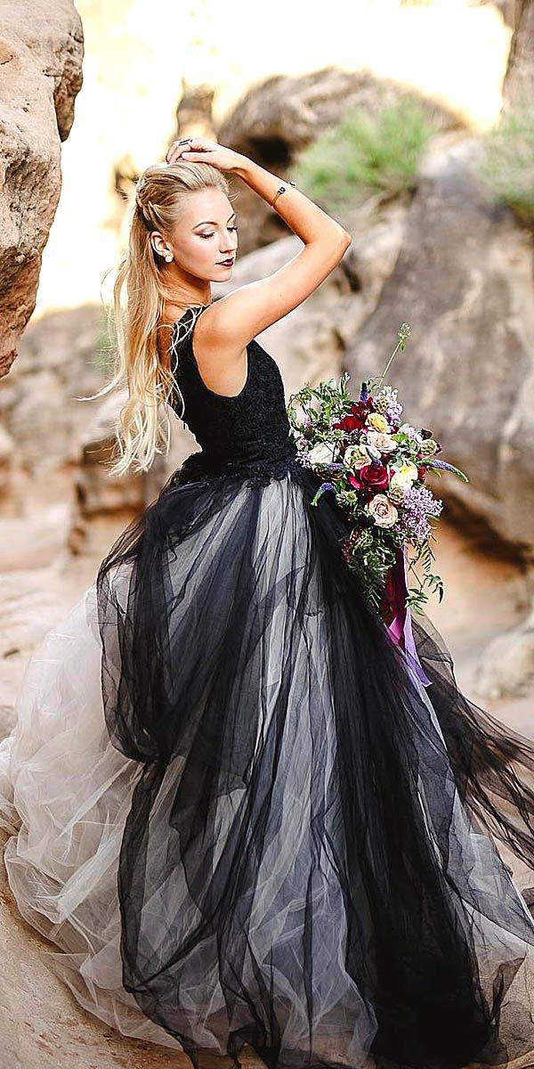 Черное платье на свадьбу