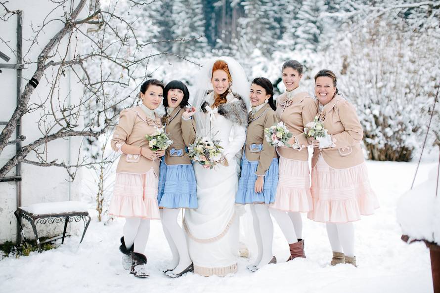 Зимняя свадьба: идеи оформления, фото, варианты декора