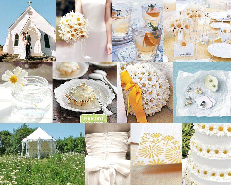 ᐉ ромашковая свадьба - оформление, платье, декор - svadebniy-mir.su