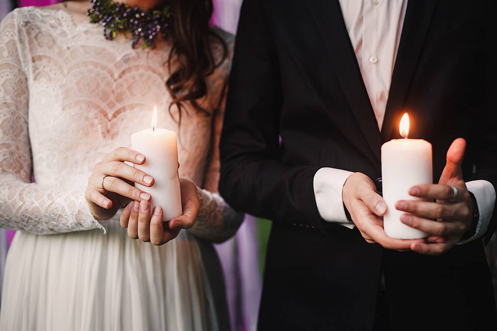 Обряд зажжения семейного очага на свадьбе