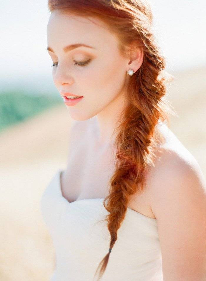 Свадебные прически на светлые волосы – идеи для блондинок, рыжих, русых невест