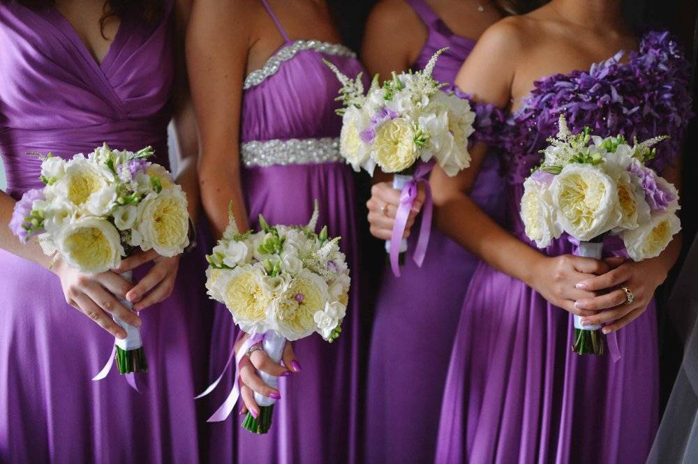 Как организовать свадьбу в сиреневом цвете