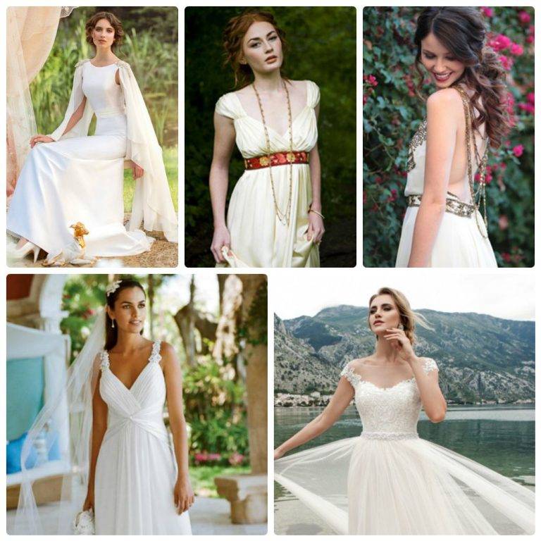 Свадебное платье в греческом стиле: особенности, модные тенденции