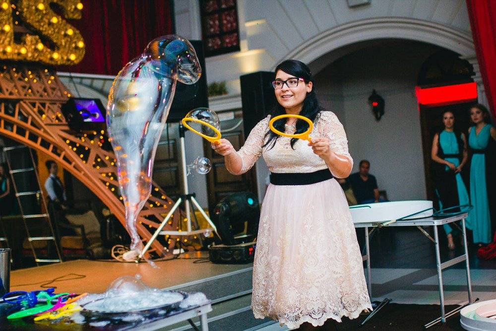 Шоу мыльных пузырей на свадьбу – детская сказка на взрослом празднике