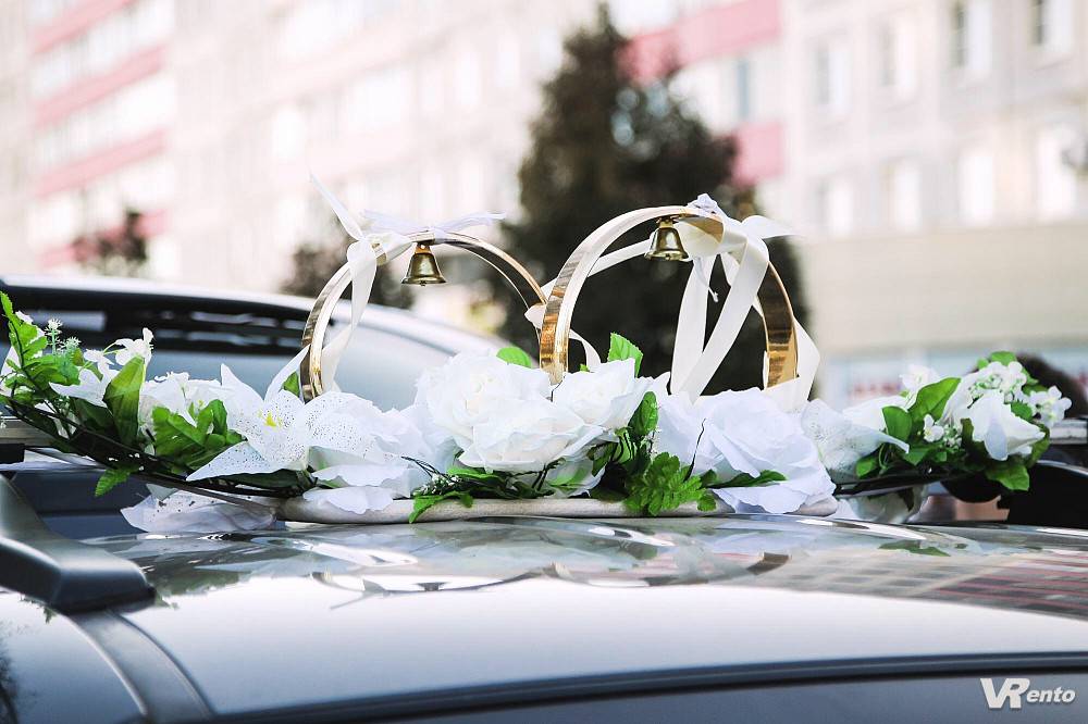 Свадебные кольца на машину своими руками — просто и экономно