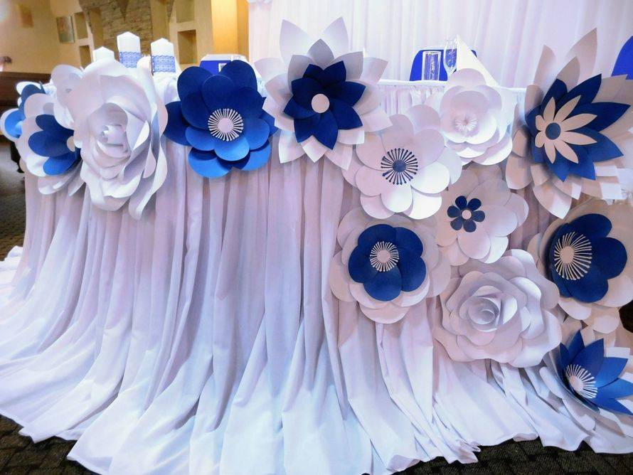 Бумажный декор свадьбы – модная тенденция 2014 года