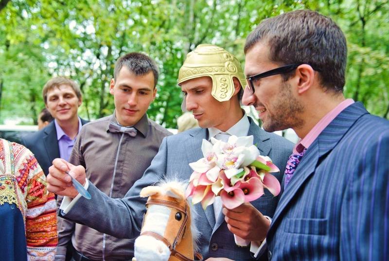 Зажигательная и веселая свадьба в русском народном стиле