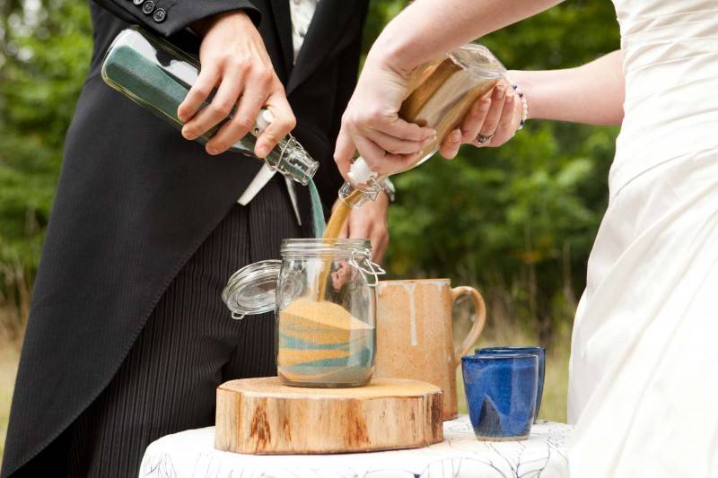 Песочная церемония на свадьбе, как провести?