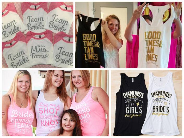 Идеи надписей на футболках на девичник: для невесты и подружек