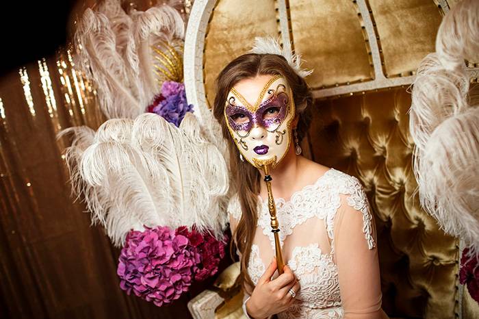 Свадьба в стиле «карнавал»: фото в стиле венецианского торжества