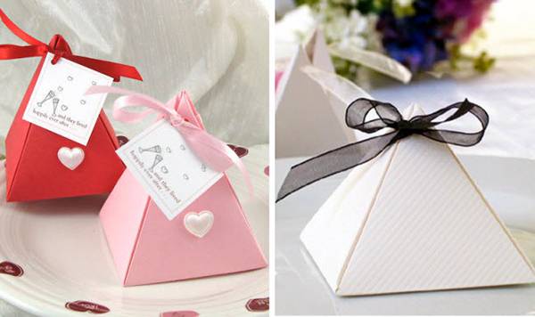 Бонбоньерки на свадьбу своими руками: мешочки из ткани, торт, сердечки из бумаги