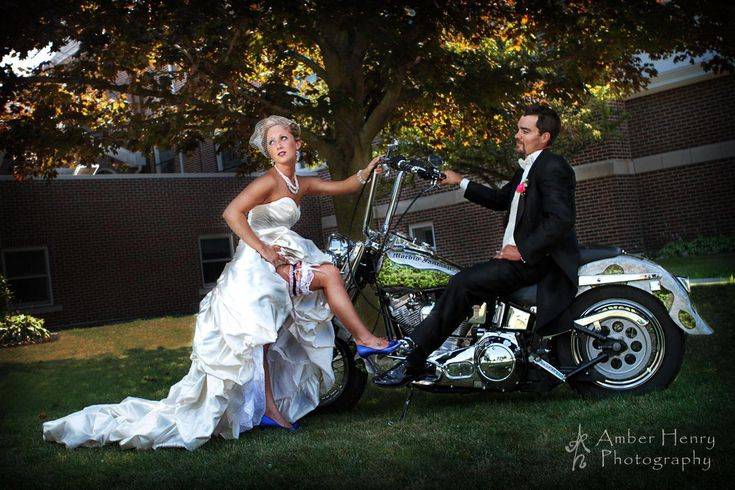 Свадьба байкеров фото