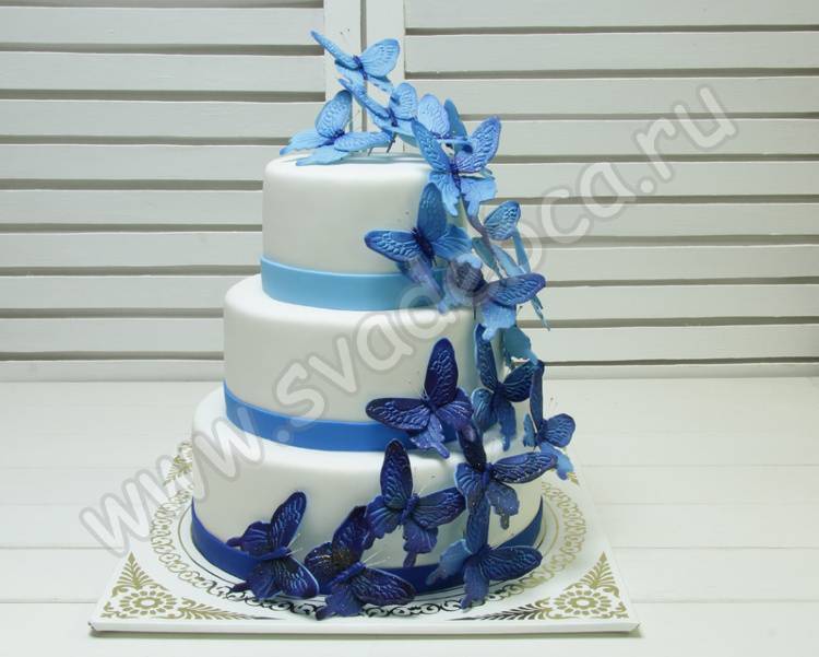Организация свадьбы в синем цвете