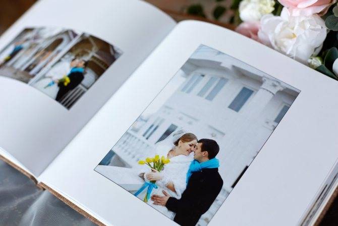 Примеры оформления свадебных фотокниг