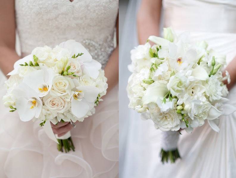 Букеты невесты из роз и фрезий  – воплощение нежности и романтики