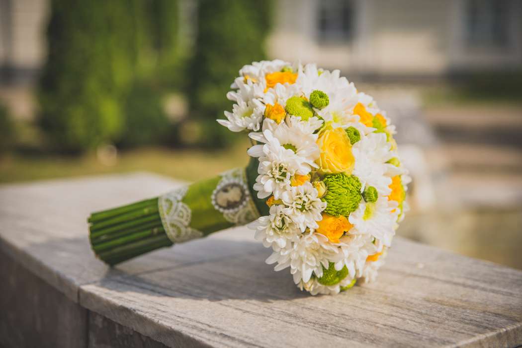 Свадебный букет из хризантем своими руками (фото)